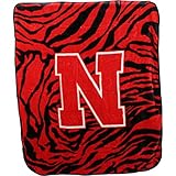 College Covers Nebraska Cornhuskers Raschel Throw Blanket, 60 in by 50 in