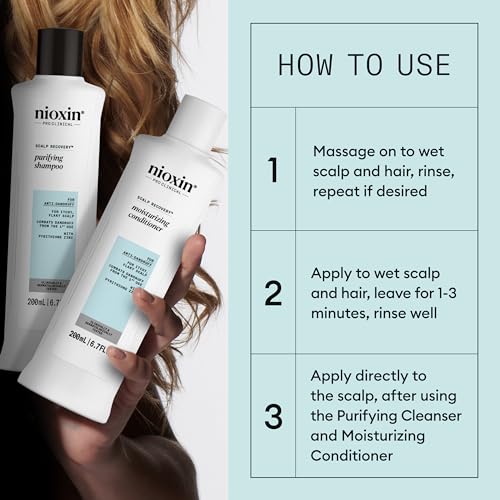 Nioxin Scalp Recovery Anti-Dandruff System Kit | For Itchy & Flaky Scalp | Pyrithione Zinc | Trial Size - Thumbnail 6