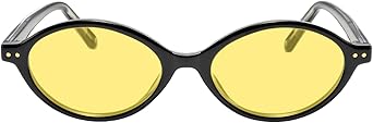 TIJN Olisa Retro Oval Sunglasses for Women Men,Polarized UV Protection Shades,Stylish Frame Sun Glasses,2025 Trendy Sunnies