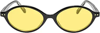 TIJN Olisa Retro Oval Sunglasses for Women Men,Polarized UV Protection Shades,Stylish Frame Sun Glasses,2025 Trendy Sunnies