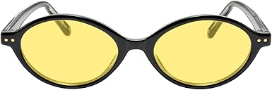 TIJN Olisa Retro Oval Sunglasses for Women Men,Polarized UV Protection Shades,Stylish Frame Sun Glasses,2025 Trendy Sunnies