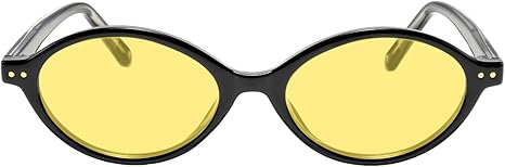 TIJN Olisa Retro Oval Sunglasses for Women Men,Polarized UV Protection Shades,Stylish Frame Sun Glasses,2025 Trendy Sunnies