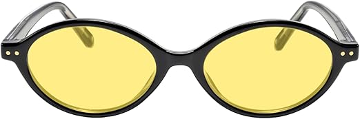 TIJN Olisa Retro Oval Sunglasses for Women Men,Polarized UV Protection Shades,Stylish Frame Sun Glasses,2025 Trendy Sunnies