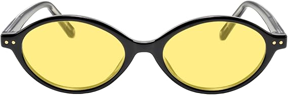 TIJN Olisa Retro Oval Sunglasses for Women Men,Polarized UV Protection Shades,Stylish Frame Sun Glasses,2025 Trendy Sunnies