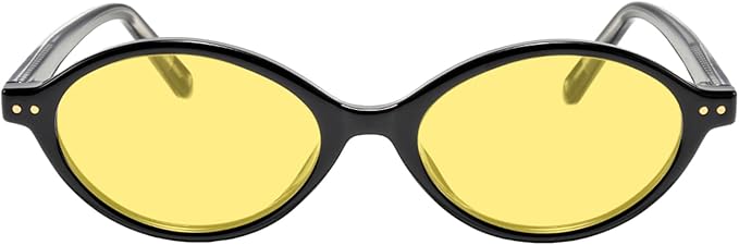 TIJN Olisa Retro Oval Sunglasses for Women Men,Polarized UV Protection Shades,Stylish Frame Sun Glasses,2025 Trendy Sunnies