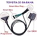 OBD2 8A-BA Cable 30 Pin for Toyota 8A 4A Smart Key Cable for OBDSTAR for Autel IM508 IM608 K518 for Xhorse Key Tool, Work for Corolla 2022 Ruifang, for BZX, for Grevia Hv, for Sena HV, for Vesa HV
