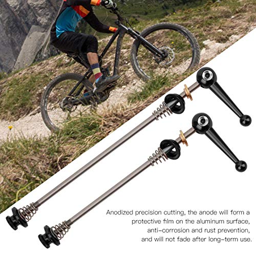 Haste de liberação rápida de bicicleta, liga de titânio de alta resistência Alavanca de espeto de li