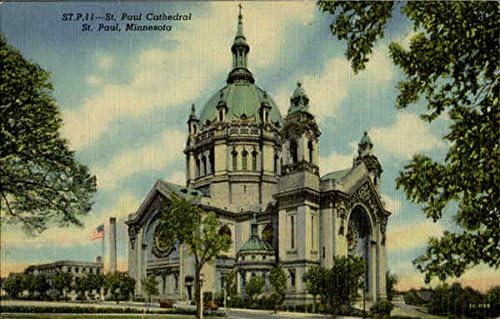St. Paul Cathedral St. Paul, Minnesota MN Original Antique Postcard
