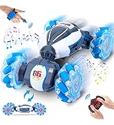 Fosgoit Gesture Sensing RC Stunt Car, Toys for Boys Girls 6-12 Year 4WD Remote Control Car 360° R...