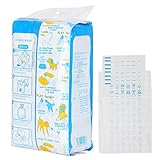Wasserlösliche Papiertüten und Kot können direkt in die Toilette geworfen werden, Papiertüten lösen sich in Wasser auf, verstopfen die Toilette nicht
