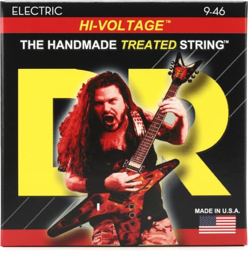 DR Strings DBG-9/46 Hi-Voltage Dimebag Darrell Signature Electric Guitar Strings - .009-.046
