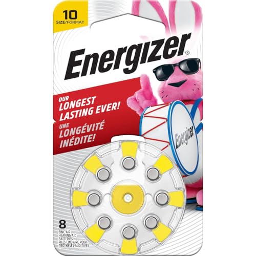 Energizer AZ10EZ-8 EZ Change Hearing Aid Battery - Retail Packaging