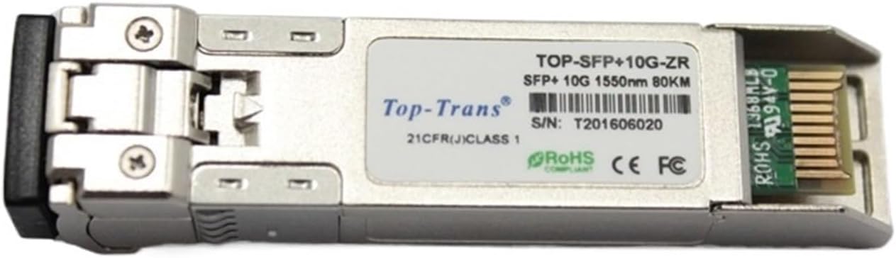 Compatible with 10G 10G 1550NM 80KM LC Single-Mode ZR Fiber Optic Module Compatible with All Major Brands