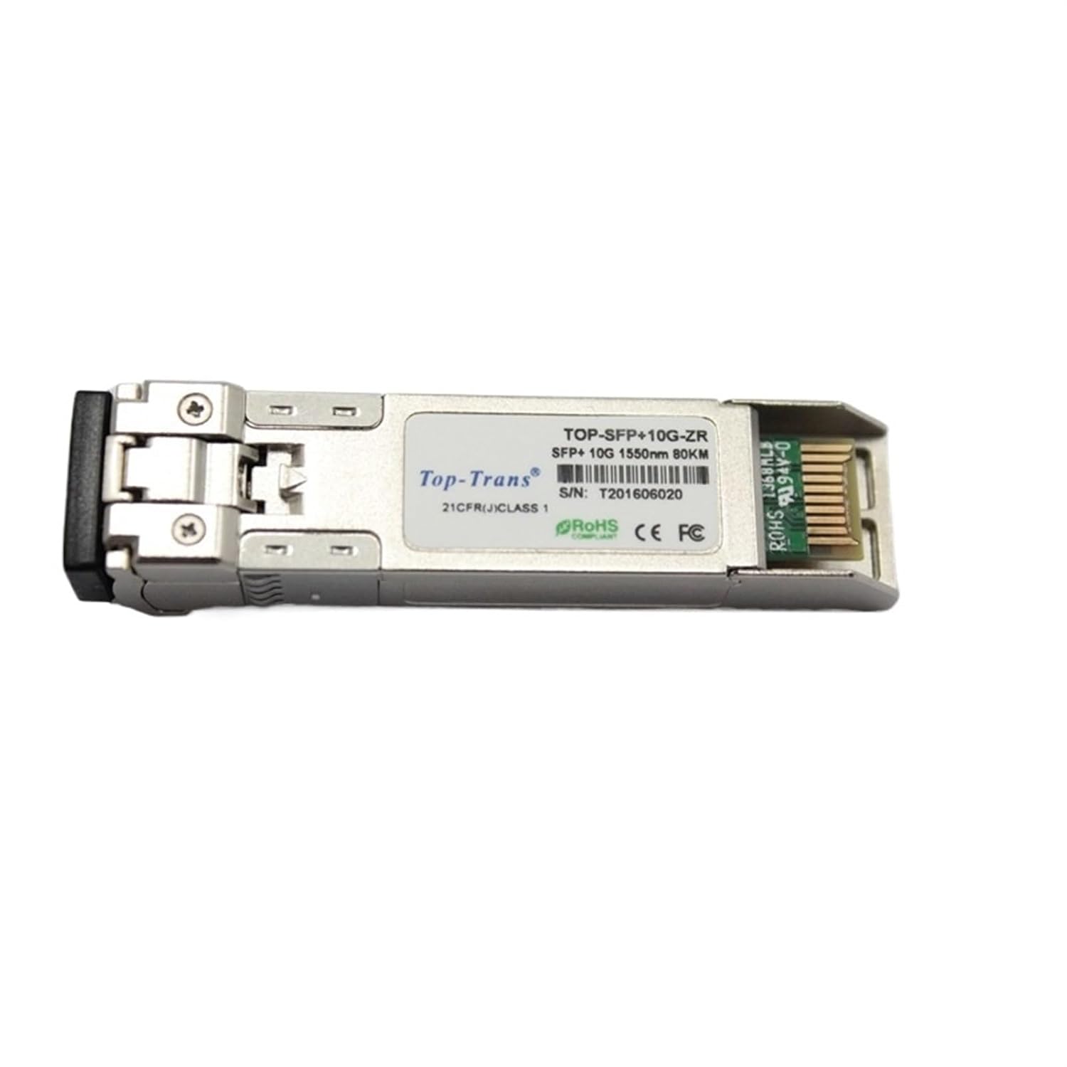 Compatible with 10G 10G 1550NM 80KM LC Single-Mode ZR Fiber Optic Module Compatible with All Major Brands