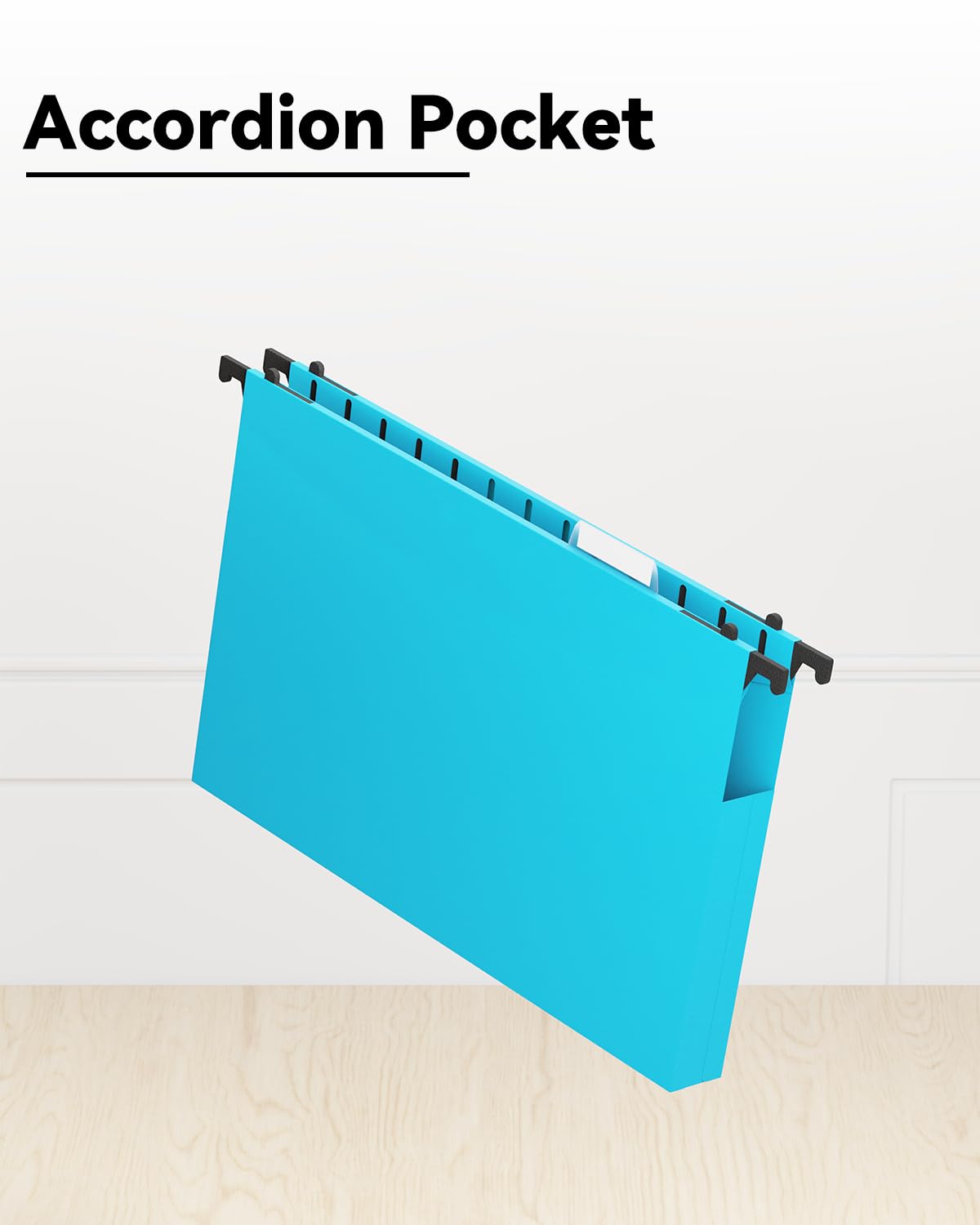 Ansook Cartelle portadocumenti in plastica di dimensioni legali, confezione da 12 cartelle con linguette, resistenti, espandibili da 2,5 cm, organizer per documenti legali da appendere