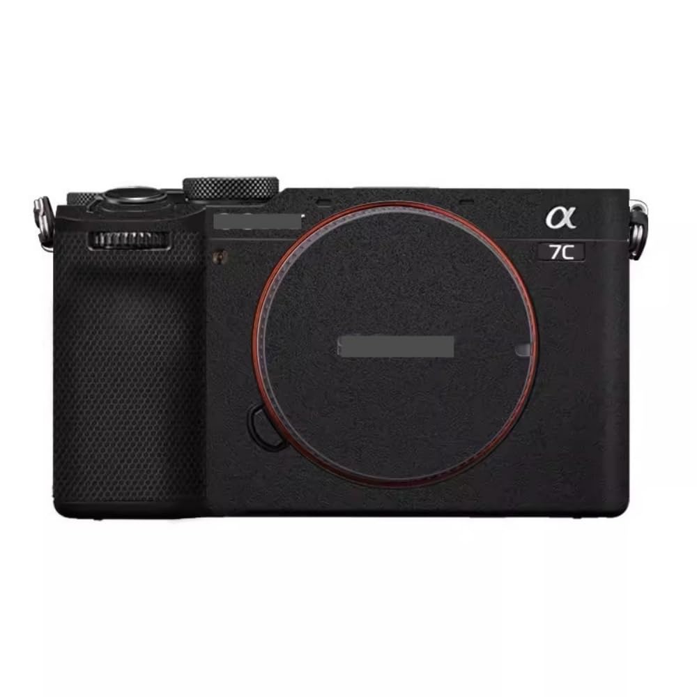 Camera Skin Wrap A7C2 Anti-Scratch Sticker Coat Vinly Protective Film Body Protector Decals Cover for Sony A7CR A7C II (Frosted Black)