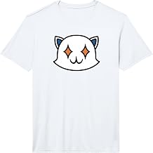 Fortnite Ghost Meowscles Cute Center Icon Performance T-Shirt