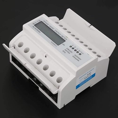 Miniatura 2 de Medidor de Kwh de 3 fases, 230400V 5-100A Consumo de Energía Medidor de Energía Eléctrica Digital Medidor de Energía Eléctrica Metro de Kwh de 3