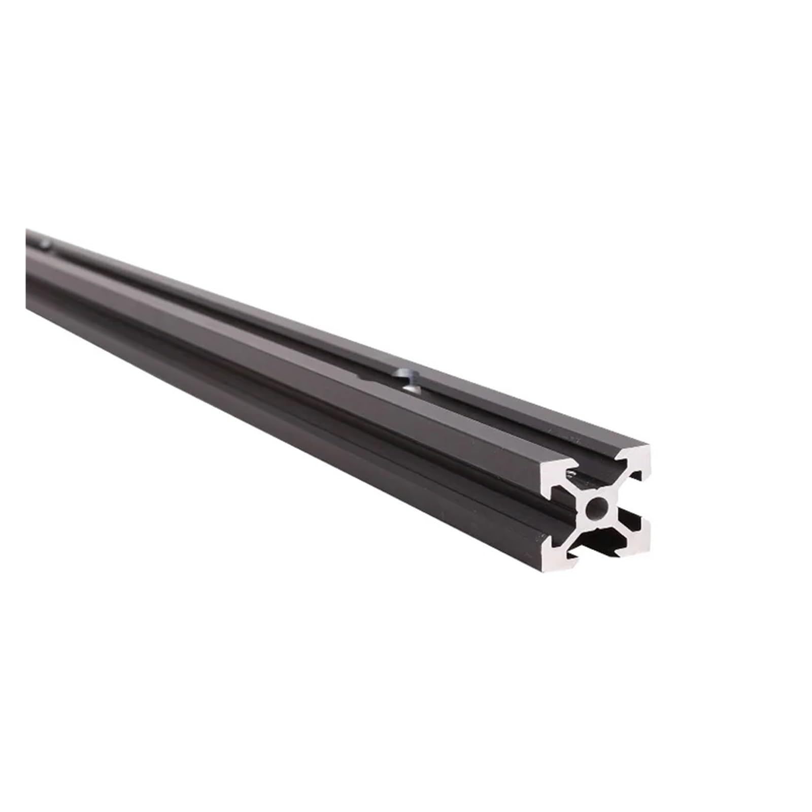 Profilé aluminium V 2020 noir 345 mm avec finition anodisée pour châssis rigide