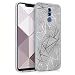 Produktbild kwmobile Huawei Mate 20 Lite Hülle - Handyhülle für Huawei Mate 20 Lite - Handy Case in Splitter Glitzer Design Silber
