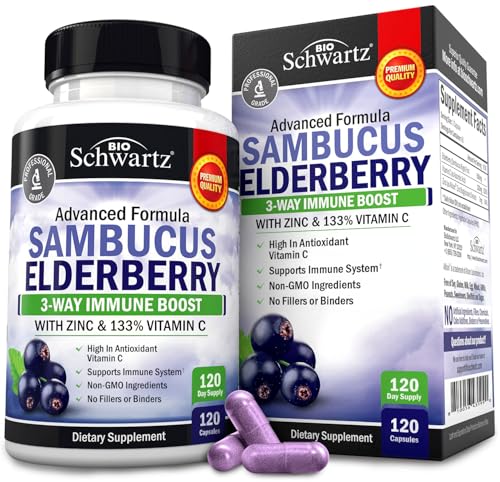 BioSchwartz Elderberry Capsules with Zinc Vitamin C
