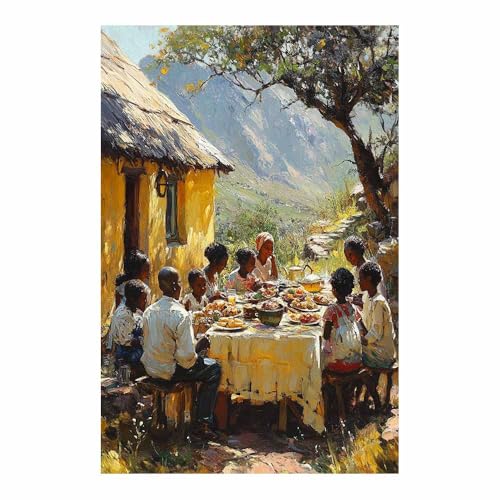 Peinture sur toile femme et forest nature BOHUO 70x100cm