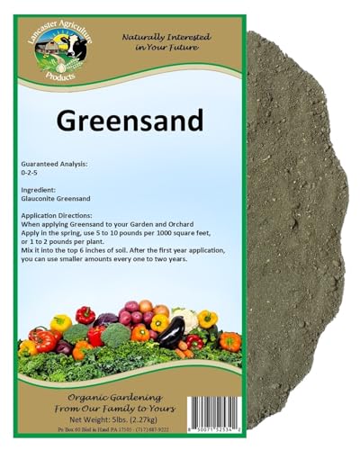 Greensand 5 Pounds – Natural Fertilizer for Healthy Soil, Rich in Potassium & Iron, Great for Gardens, Lawns & Growing - Lancaster Agriculture Products