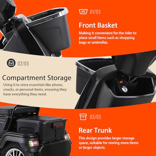 LAGTOM 1000W Two Seater Mobility Scooter