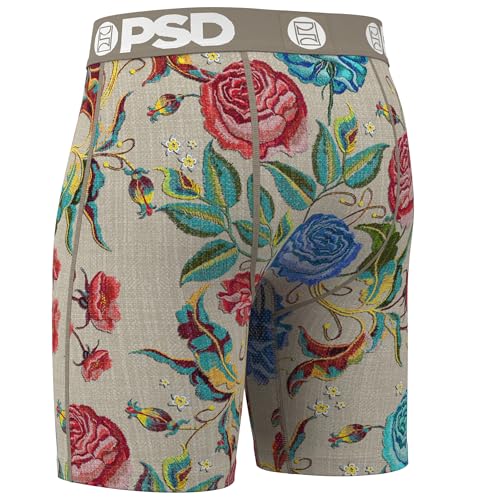 PSD Men's Tapestry Bloom Boxer Brief, Multi, XL3