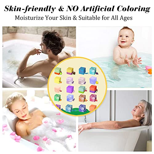 20Pcs Bath Bomb Gift Set, Natural Organic Mini Bath Bombs, Handmade, Best Birthday Gift For Kids/Women/Men, Mother's Day #TOP2