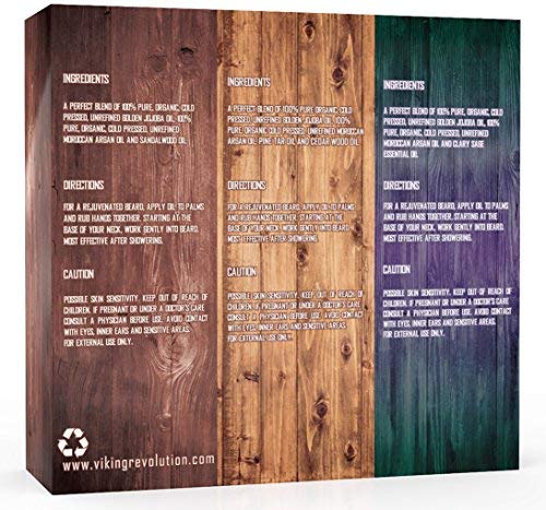 Viking Revolution Beard Oil 3 Pack - Image 4