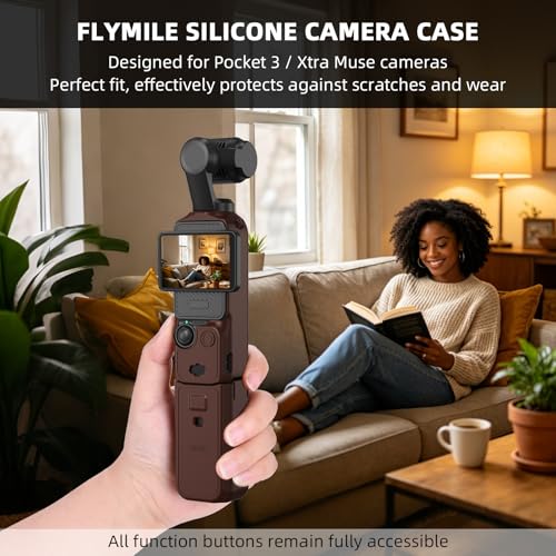 Funda para DJI Osmo Pocket 3 con correa cruzada para viajes y vlogs 2