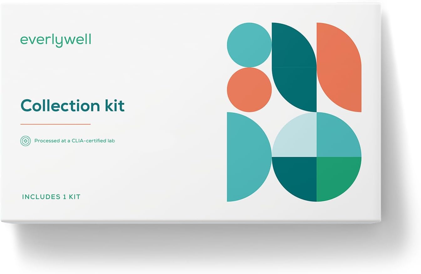 Everlywell at-Home Thyroid Test Collection Kit for Women and Men, Get Accurate Results at Home from a CLIA-Certified Lab Within Days, for Ages 18 Plus