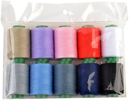 eZthings® Professional Sewing Thread Kit for Arts and Crafts (380 Yard Thread x 10 Colors)