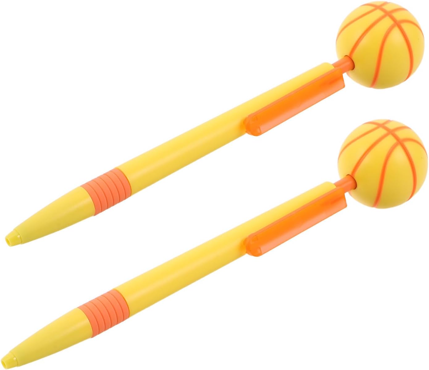 KOMBIUDA Basketball Ballpoint Pens with Retractable Tip 2pcs for Students