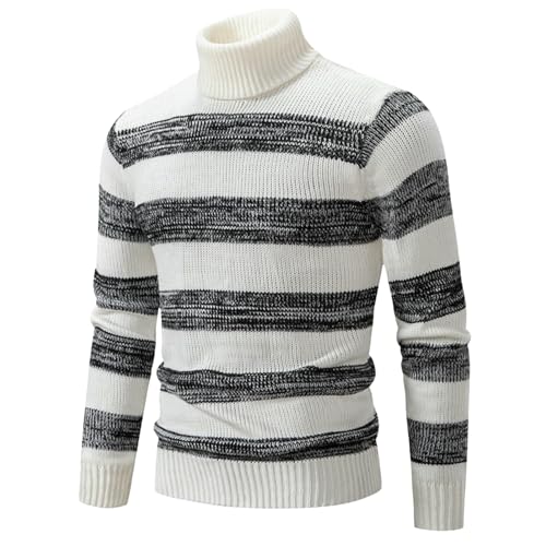 Pull tricot homme col haut : fini le froid avec le patchwork ajusté