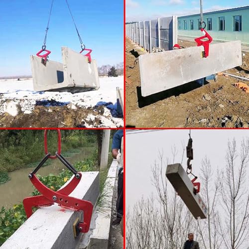 Pince de levage pour granit robuste et réglable en acier forgé
