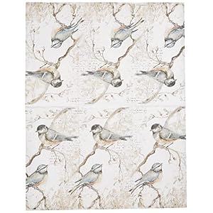 Boston International IHR 3 Ply Paper Napkins 16 Count Guest Size Happy Little Titmice