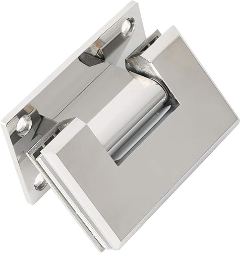 Miniatura 79 de Alise Bisagras de puerta de ducha de vidrio, Bisagras de puerta de ducha de 180 grados para puertas de vidrio,Bisagras de gabinete de acero Cromo