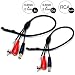 CAMVIEW High Sensitive Audio Pickup Device Mini Microphone for CCTV Security Camera Mic with Power for Wireless Security Camera System Recorder Sound 2PCS in Packs