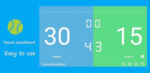 Tennis scoreboard