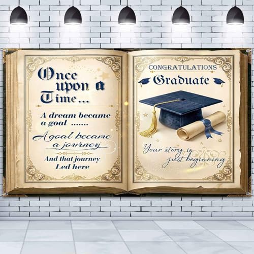 Toile de fond cérémonie diplôme bleue pour immortaliser votre succès