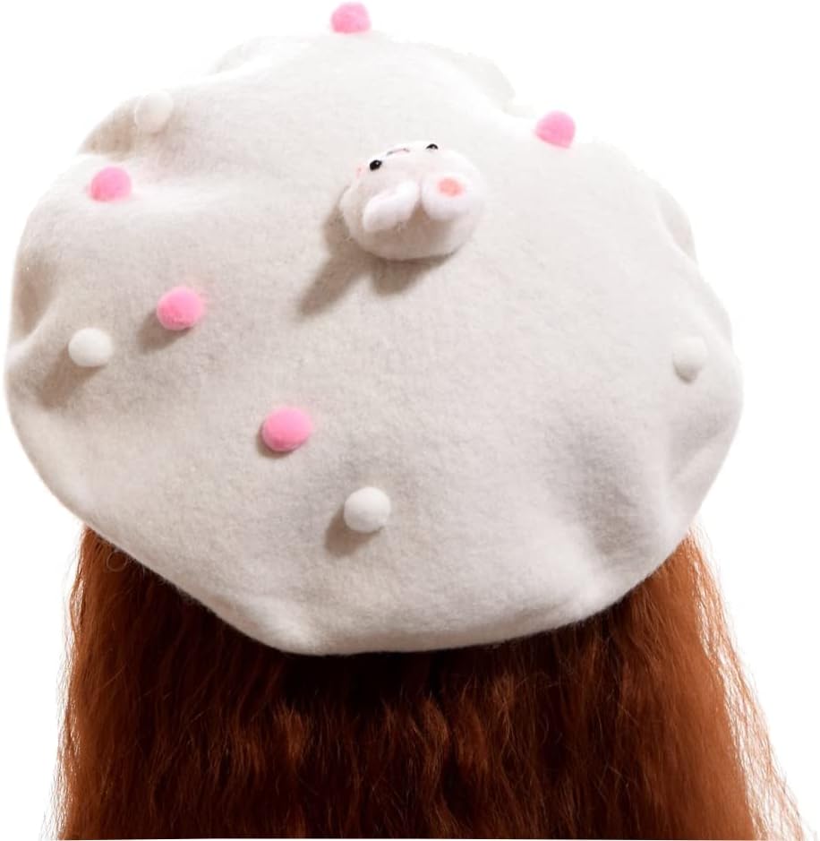 GRACEART Women's Handmade Lolita Beret Cap Kawaii Hair Accessories