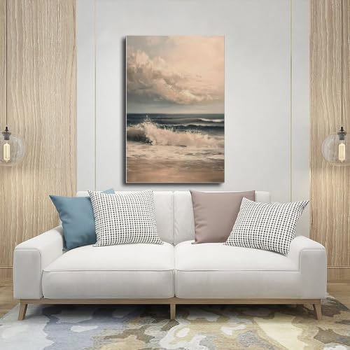 Decoration chambre cadeau ideal poster sur toile ocean tranquille - 5
