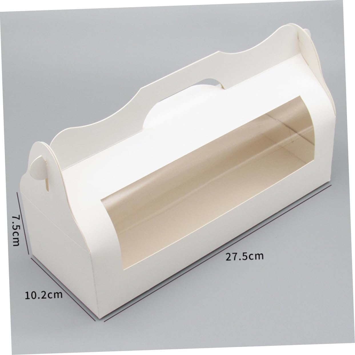 5pcs Portable Handheld Baking Food Boxes Window Bread and Cake Packaging Boxes for Desserts Sandwiches and Toast Lightweight and Convenient for Storage and Gifting