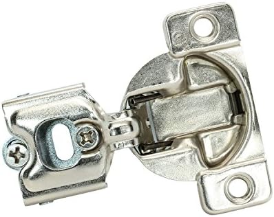 2 Pack Rok Hardware Grass TEC 864 108 Degree 1/4" (6.35mm) Overlay SELF Close Screw-On Compact Cabinet Hinge 04396-15 3-Way Adjustment, G04396-15