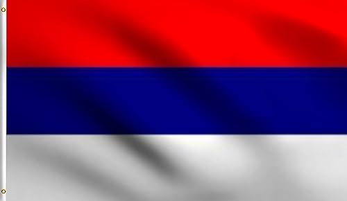 Miniatura 133 de DMSE Bandera de Sierra Leona 3X5 Pies 100% Poliéster Bandera 100D