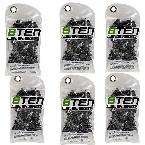8TEN Chainsaw Chain for Stihl 021 023 025 017 018 009 MS 180 McCulloch 3214 3216 63PM 55 3613 005 0055 6 Pack