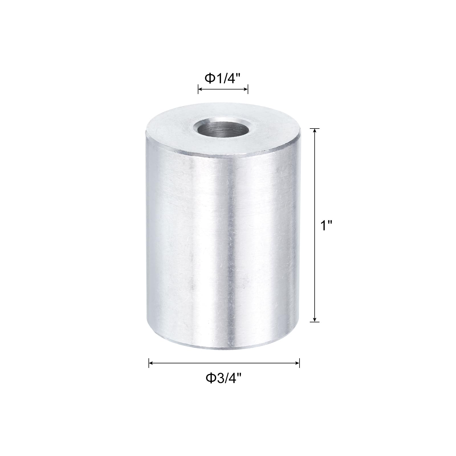 8 Entretoises Aluminium PATIKIL Pour Patins à Roulettes – Axe 8 Mm, Standard, Argent