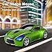 CHUYI Cool Car Shaped Wireless Mouse 1600DPI Portable Small Cordless Mice with USB Receiver for Travel Office Business School Home Gift (Green)